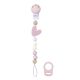 Silibeads Heart Pacifier Clip