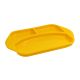 Yellow Silicone Divided Plate