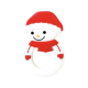Snowman Holiday Teether