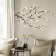 Roommates White Blossom Branch Peel & Stick Giant Wall Decals W/ Flower Embellishments