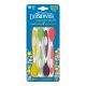 Dr.Brown's Soft-Tip Spoon, 4-Pack (Yellow, Green, Purple, Red)