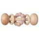Blush Wooden Rattle Toys for Babies with Silicone Beads