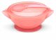 Nuvita Bowl with lid, spoon and suction cup. Pink